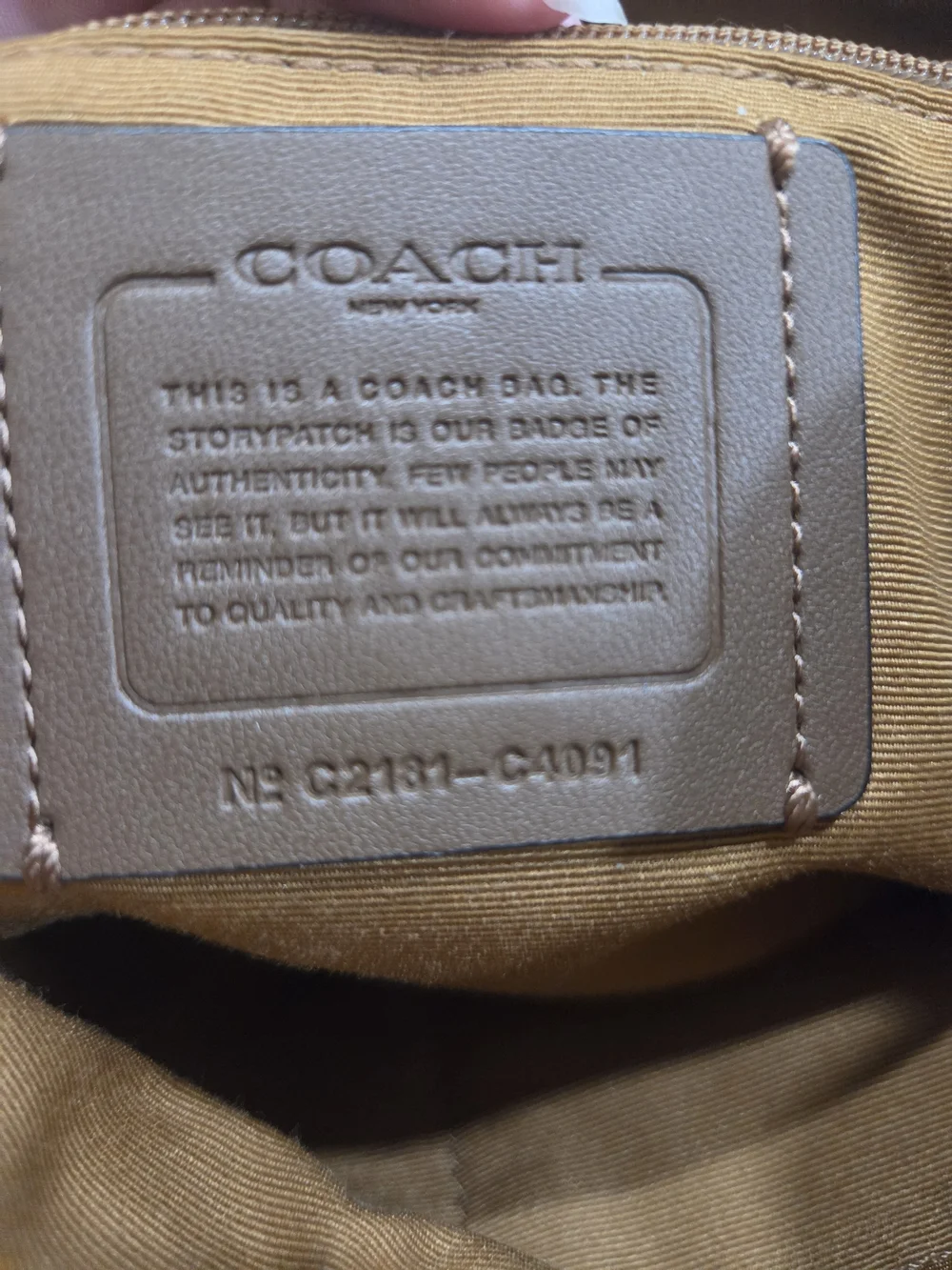 Coach Floral Print Cream Leather Shoulder Bag - Picture 16 of 16